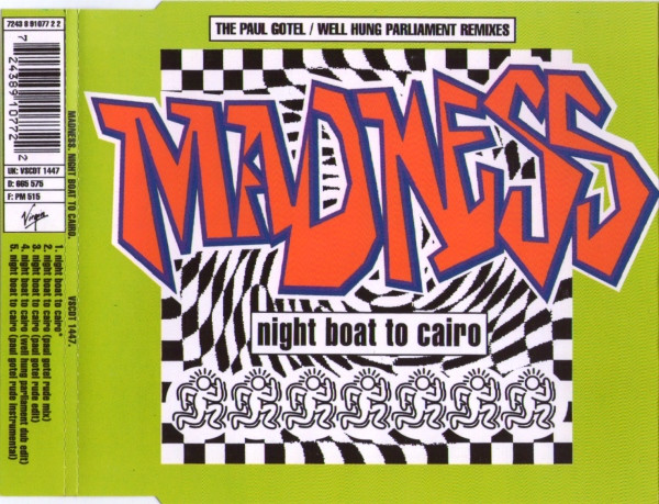 Madness – Night Boat To Cairo (CD, Single, Europe)
