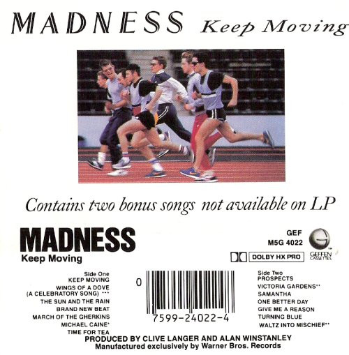 Madness – Keep Moving (Cass, Album, Spe, US)